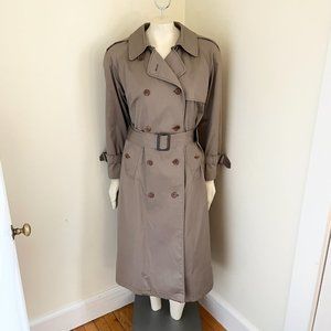 Vintage Wool Worthington Trench Coat, Unisex
